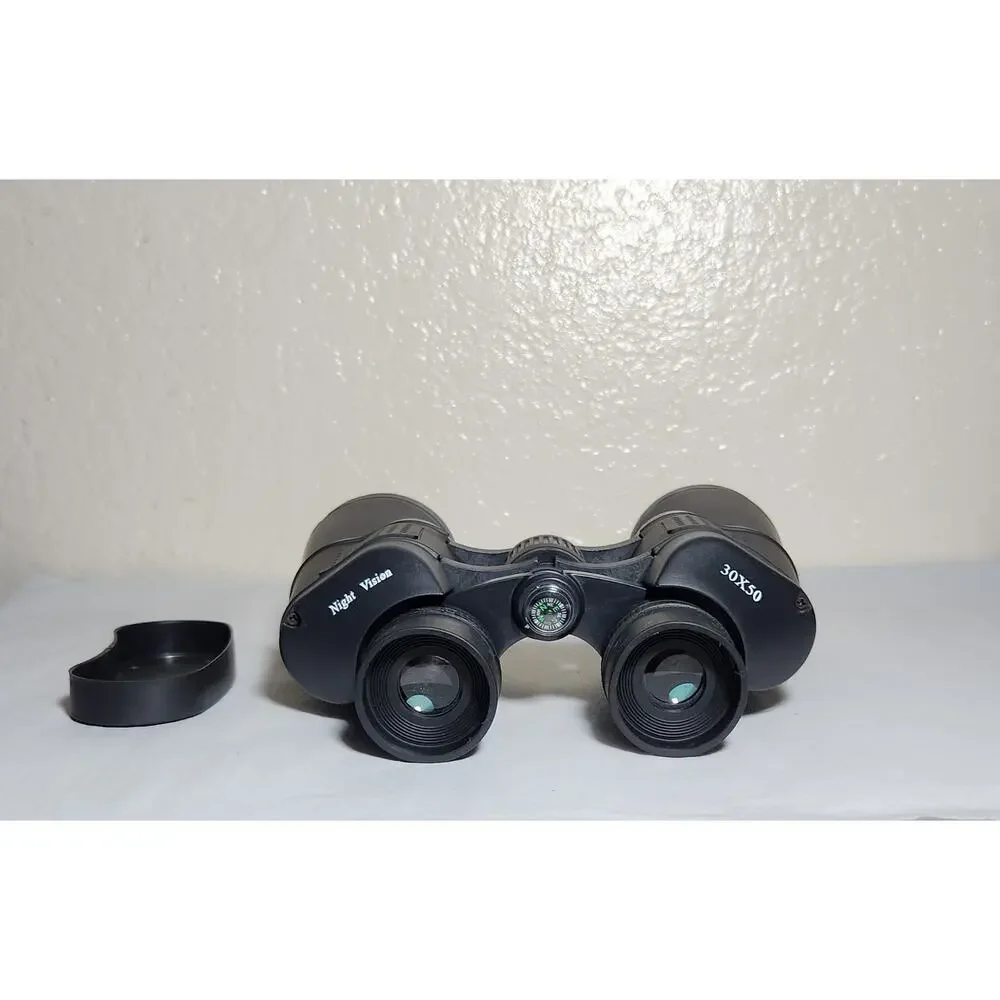 I-Zoom 30 x 50 High Power Night Vision Binoculars With Neck Strap & Bag Open Box